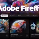 Adobe Firefly AI news generator interface showing avatar selection